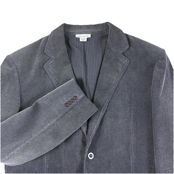 Dkny Jeans Other - DKNY Jeans Charcoal Corduroy Blazer Jacket Men's L Retro 90s Inspired Streetwear